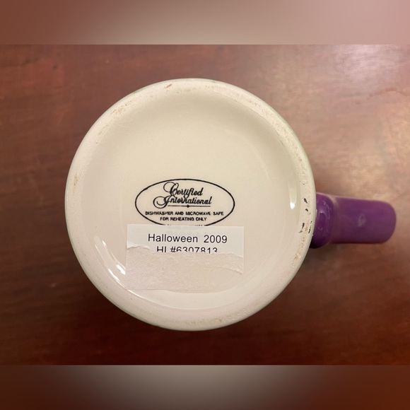 Halloween “Scaredy Cat” ceramic Matching Plate & oversized Mug - Picture 8 of 12